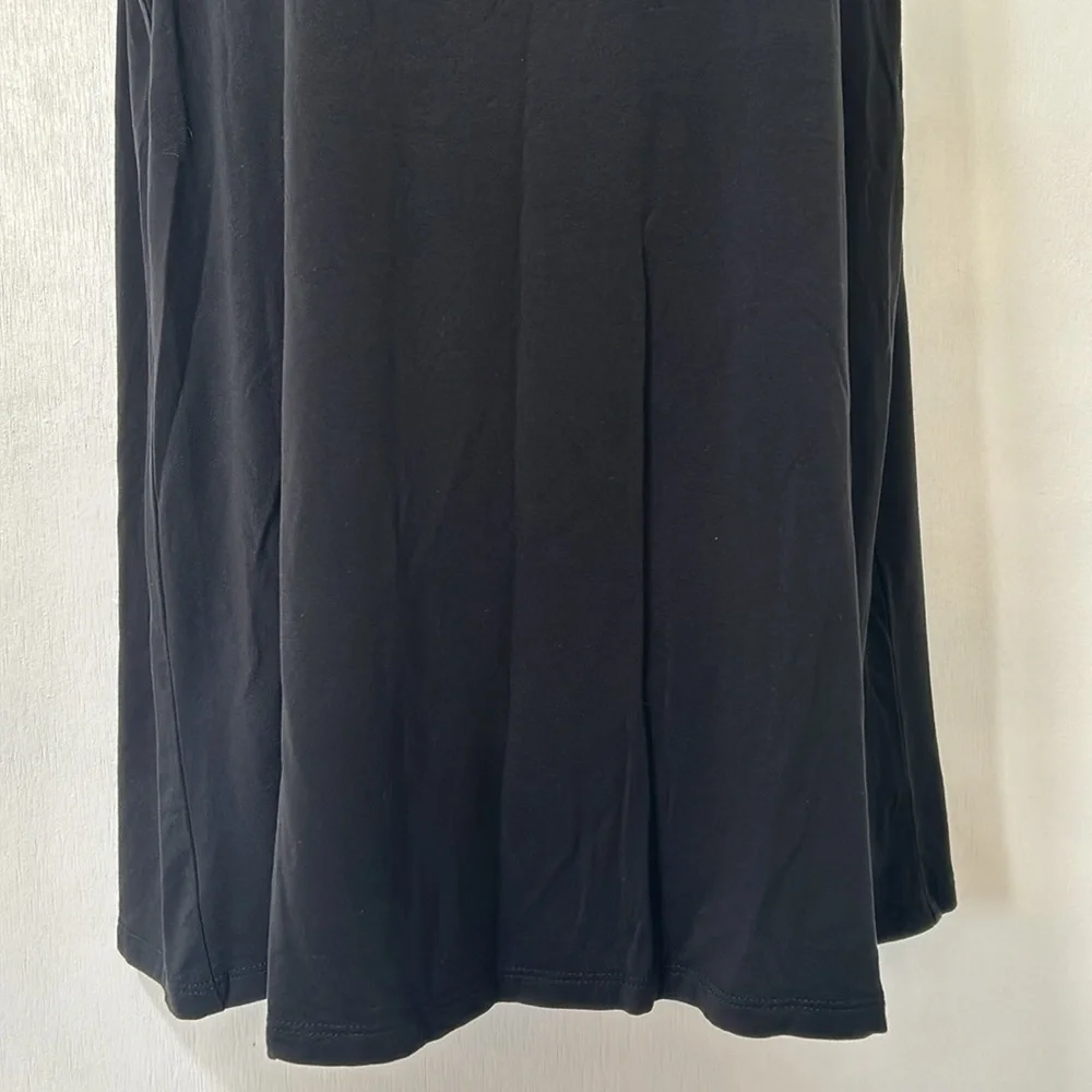 EILEEN FISHER WOMENS SWING TANK TOP SLEEVELESS BLACK OVERSIZED Sz XS - Picture 4 of 11